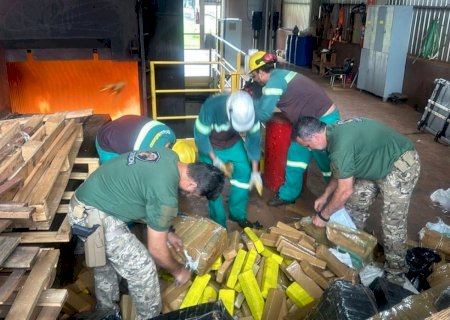 Defron incinera mais de 12 toneladas de drogas na fronteira