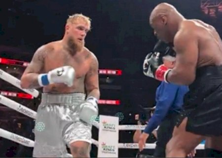 Mike Tyson perde para a idade e para Jake Paul por pontos diante de 80 mil pessoas>