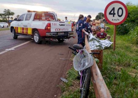 Após morte de idosa, familiares e amigos organizam protesto por segurança na BR-163>