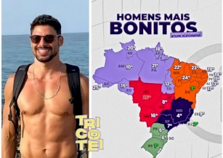 Perfil divulga ranking dos homens mais bonitos e MS fica em 16º>