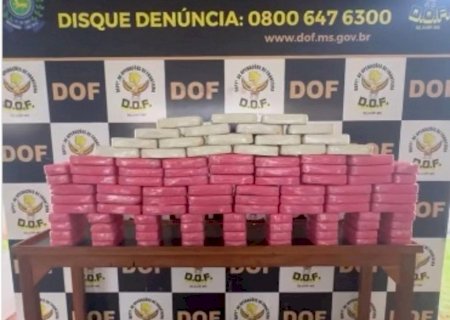 Cocaína avaliada em R$ 6,5 milhões é apreendida em Dourados na BR-463>