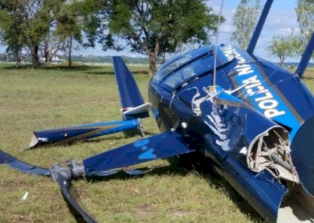 Helicóptero da Polícia Nacional cai durante operação em cidade paraguaia>