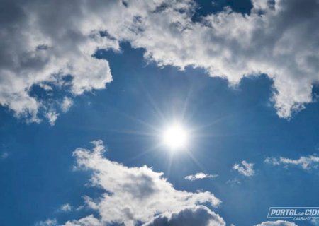 Domingo terá calor de 38°C e chance de chuva em Mato Grosso do Sul>