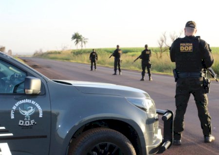 Homem foragido da Justiça de Brasilândia é preso pelo DOF em Iguatemi>