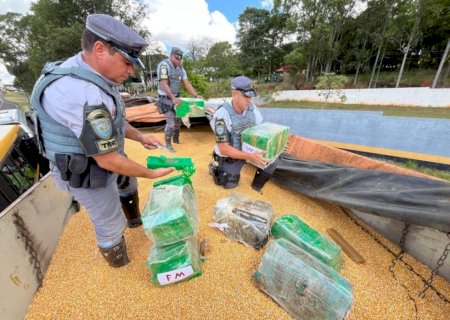 Polícia apreende 2t de maconha que saiu de Douradina com destino a São Paulo>