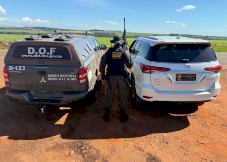 Veículo com registro de furto no PR é recuperado ao ser levado de Caarapó para Coronel Sapucaia