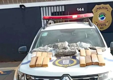 Adolescente de 15 anos é flagrado com mala cheia de maconha na rodoviária