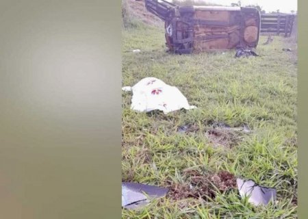 Motorista morre e passageiro fica em estado grave na MS-395