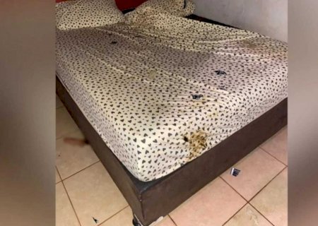 Homem invade casa noturna, usa consolo e deixa quarto coberto de fezes em Nova Alvorada