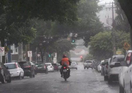 Estado tem alerta de chuvas intensas e ventos de até 60 km/h até sexta-feira