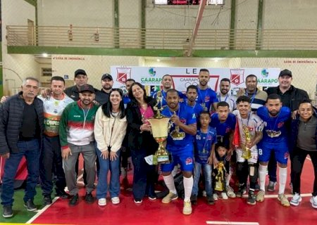 Definidos os Campeões do Campeonato Municipal de Futsal em Caarapó