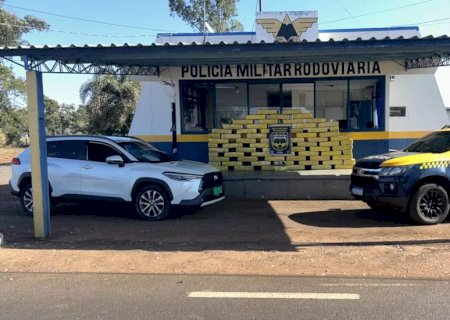 PMRv apreende mais de uma tonelada de maconha e arma de fogo que viriam para Caarapó
