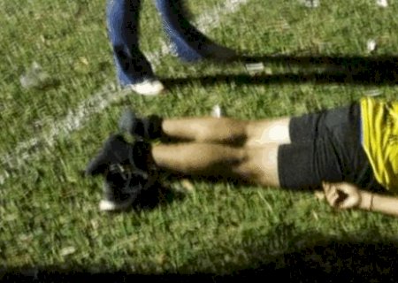 Árbitro é agredido brutalmente em torneio amador de Naviraí