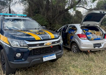 Fuga na BR-376 termina com apreensão de 732 kg de drogas em Deodápolis