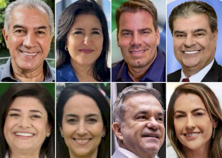 Reinaldo e Simone lideram pesquisa para o Senado em MS