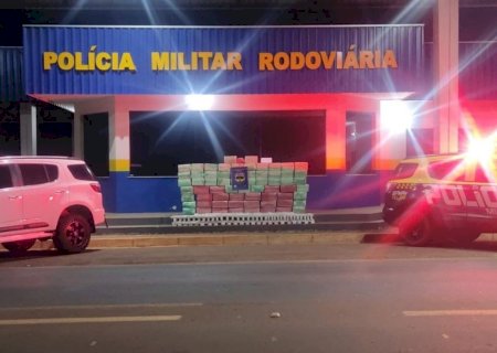 1,4 tonelada de maconha é apreendida em Maracaju