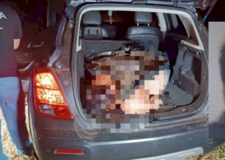 Corpo de paraguaio é encontrado em porta-malas de carro em Ponta Porã