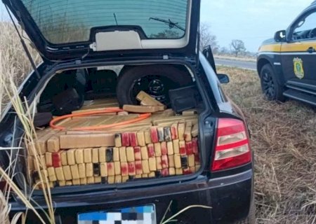 PRF apreende 618 kg de maconha em Bataguassu após perseguição na BR-267