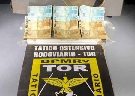 Polícia apreende R$ 90 mil em espécie na região de fronteira 