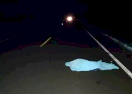 Pedestre morre após ser atropelado por veículo na MS-379