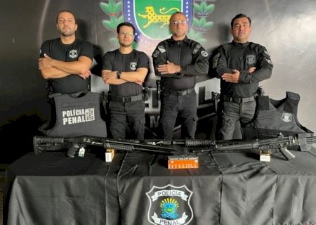 Agepen entrega novos equipamentos e viatura ao presídio de Caarapó