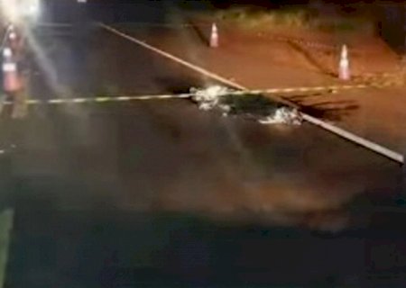 Homem morre após ser atropelado e ter corpo despedaçado na BR-060>