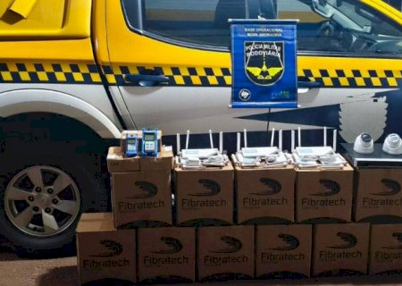 PM Rodoviária intercepta carga ilegal avaliada em R$ 33,5 mil na MS-276