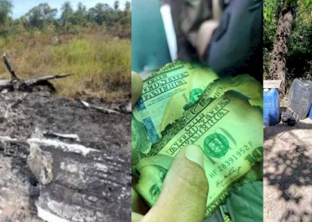 Aeronave que explodiu ao cair em pista é encontrada com indícios de narcotráfico no Paraguai