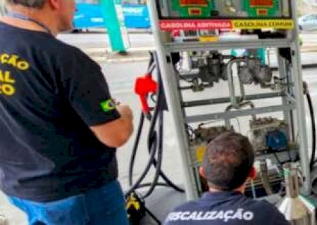 Inmetro reprova 1 a cada 3 bicos de bombas de combust&iacute;veis fiscalizados em MS