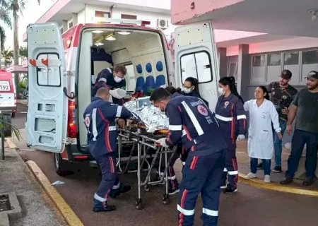 Adolescente perde perna e tem outra esmagada após acidente rural de Dourados