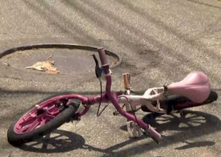 Criança atropelada por carreta em Ivinhema seguia de bicicleta para a escola