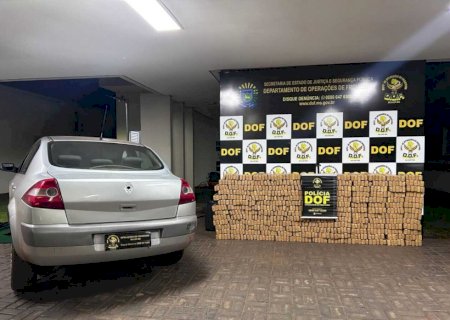 Perseguição termina com apreensão de mais de meia tonelada de maconha>