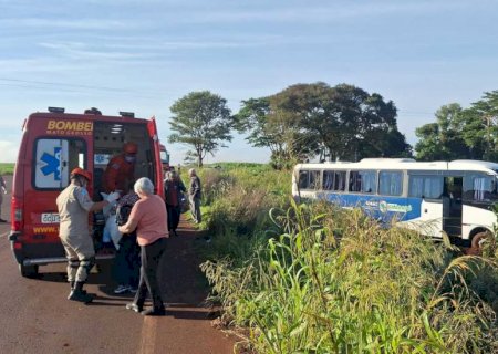 Idosos do Projeto Conviver de Caarapó se envolvem em acidente próximo ao Distrito de Nova América