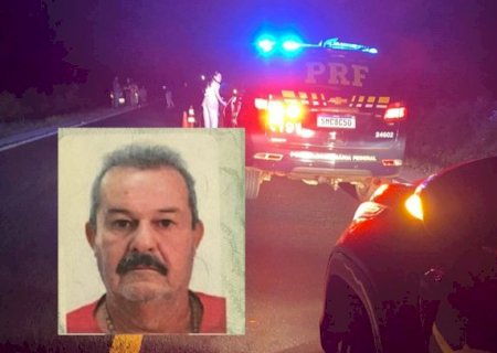 Homem de 61 anos morre após queda de moto na BR-060 em Mato Grosso do Sul