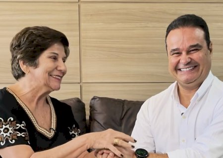 Fábio Trad apresenta Dona Gilda como candidata à vice-governadora >