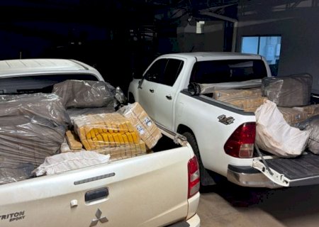 Denúncia leva polícia a entreposto que guardava 1t de maconha