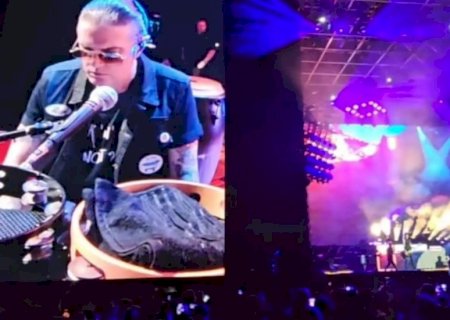 Deu ruim! Show do Guns em Campo Grande tem pancadaria, trânsito caótico e até morte