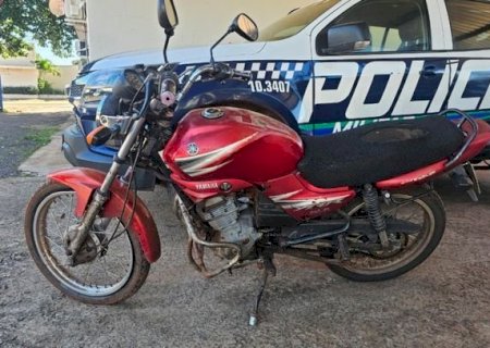 Motocicleta com registro de apropriação indébita é recuperada na MS-289, em Juti