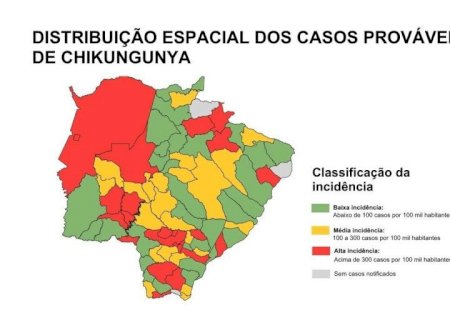 Chikungunya está presente em 76 dos 79 municípios de Mato Grosso do Sul