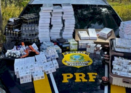 PRF apreende 8 toneladas de droga e 1,6 mil medicamentos emagrecedores>