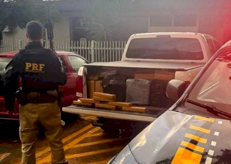 Perseguição termina com apreensão de mais de 1,2 tonelada de maconha em Dourados