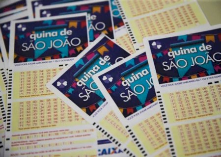 Cinco apostas de Mato Grosso do Sul ganharam até R$ 48 mil com a Quina de São João