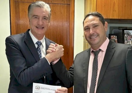 Sandro Pacheco agradece Dagoberto por mais R$ 200 mil destinados à saúde de Caarapó