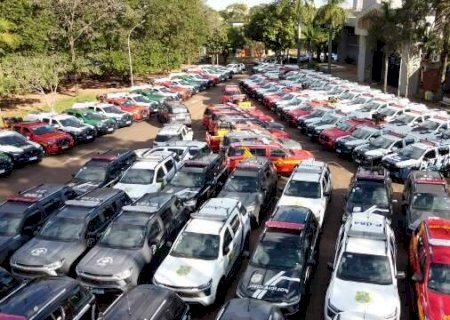 MS recebe 522 viaturas e refor&ccedil;a estrutura da Seguran&ccedil;a P&uacute;blica>