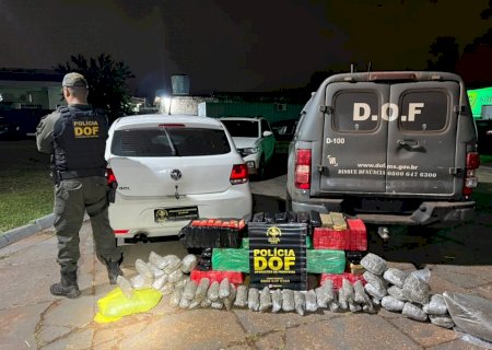 DOF apreende mais de 200 quilos de drogas em Caarapó>