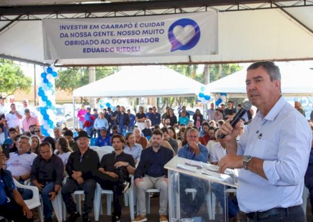 Em Caarapó, Riedel faz entrega de reforma e ampliação do Hospital São Mateus e lança novo pacote de obras