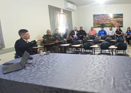 Forças de segurança discutem ações integradas para combater o crime organizado em Caarapó>