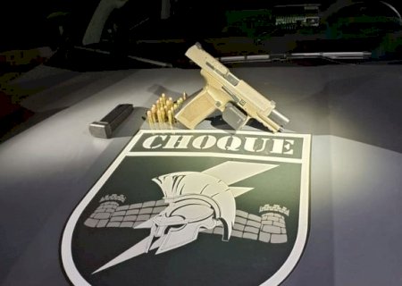 Batalhão de Choque prende homem com pistola 9mm durante operação em Caarapó>