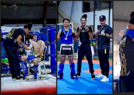 Três ouros e uma prata: atletas da Fênix Team de Caarapó brilham na Copa MS de Kickboxing 2026>