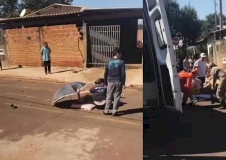 Homem agride a própria mãe, atropela casal e esfaqueia vizinho em Naviraí>
